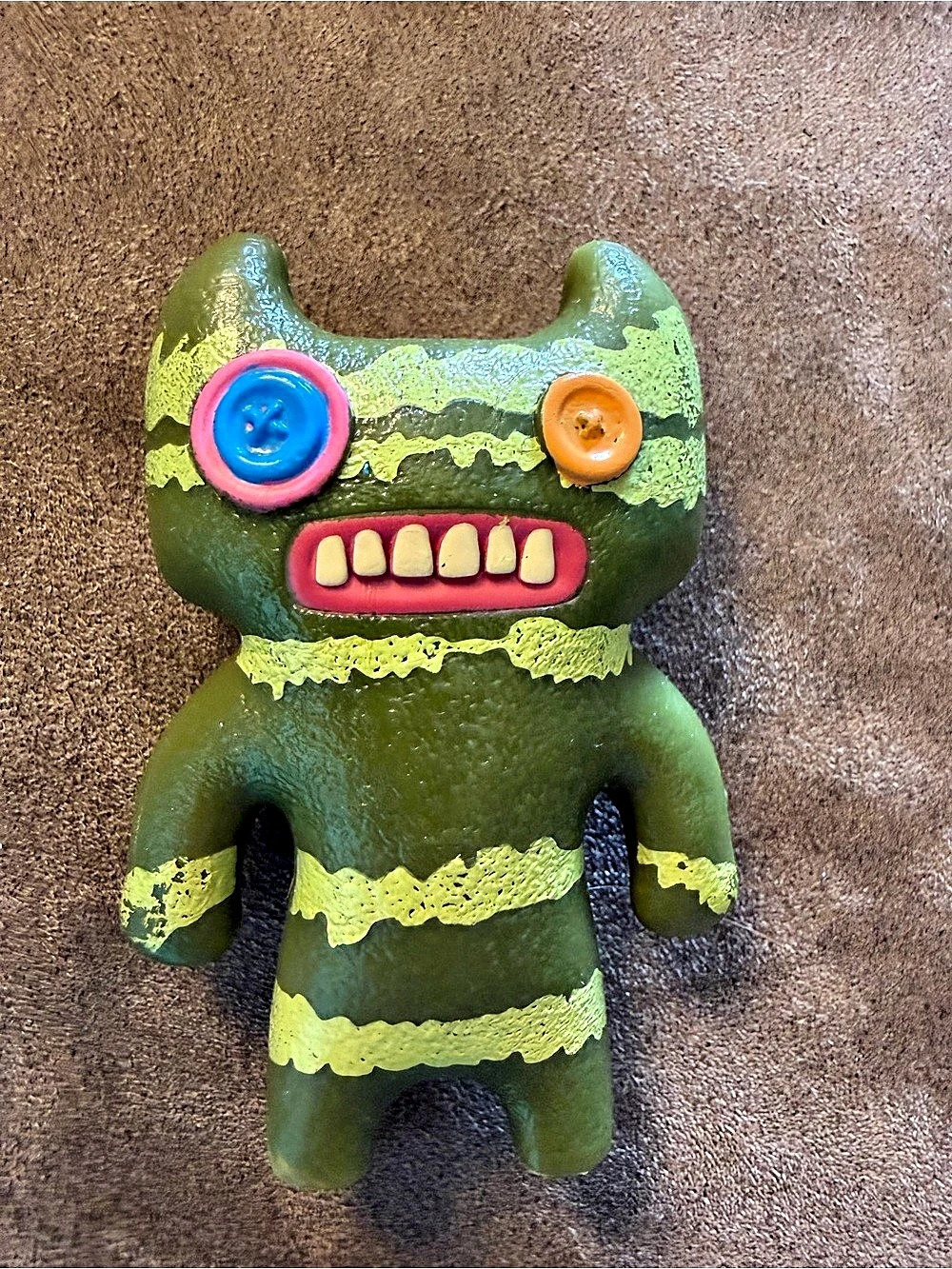 Fuggler Collectible Vinyl Figure - Green Striped Monster Green Striped Monster